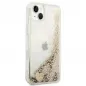 Apple iPhone 14 Plus Case Guess Liquide Glitter Charms Elegant  Gold 