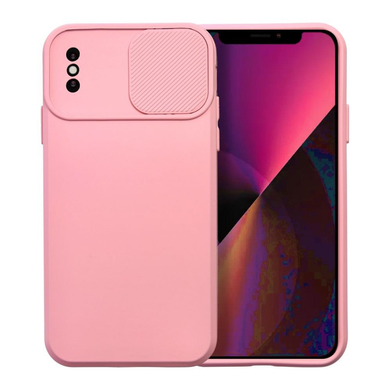 Apple iPhone XS Case Slide Light pink 