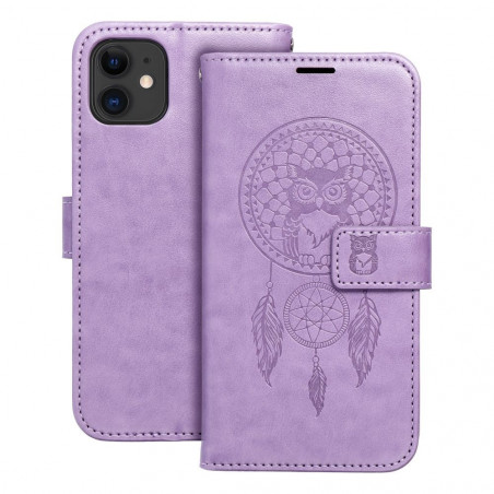 Apple iPhone 11 Wallet Cases MEZZO Book Dreamcatcher  Purple 