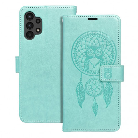 Samsung Galaxy A13 LTE Wallet Cases MEZZO Book Dreamcatcher  Green 