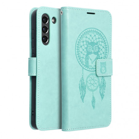 Samsung Galaxy S21 FE 5G Wallet Cases MEZZO Book Dreamcatcher  Green 