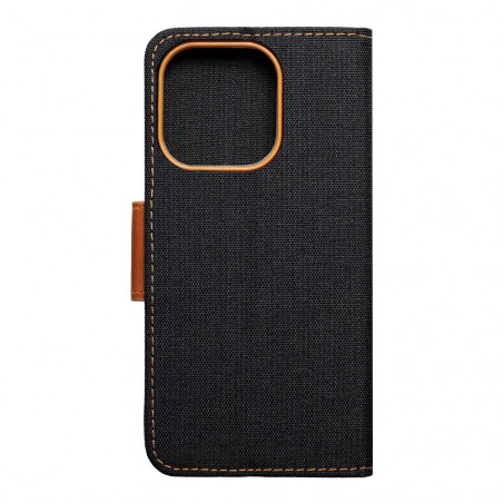 Apple iPhone 14 Pro Wallet Cases CANVAS Book Black