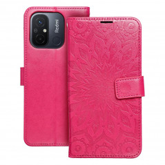 XIAOMI Redmi 12C Wallet Cases MEZZO Book Mandala  Magenta