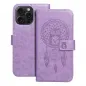 Apple iPhone 15 Pro Max Wallet Cases MEZZO Book Dreamcatcher  Purple 