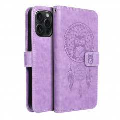 Apple iPhone 15 Pro Max Wallet Cases MEZZO Book Dreamcatcher  Purple