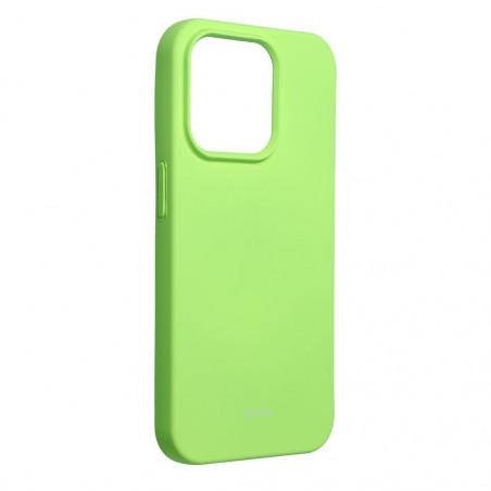 Apple iPhone 15 Pro Case Roar Colorful Jelly Lime