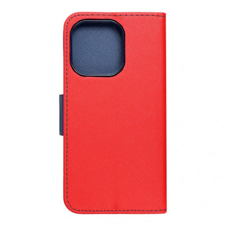 Apple iPhone 14 Pro Wallet Cases Fancy Book Red / Navy