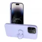 Apple iPhone 14 Pro Max Case Silicone ring Violet 