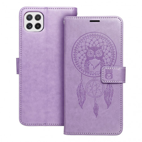 Samsung Galaxy A22 5G Wallet Cases MEZZO Book Dreamcatcher  Purple 