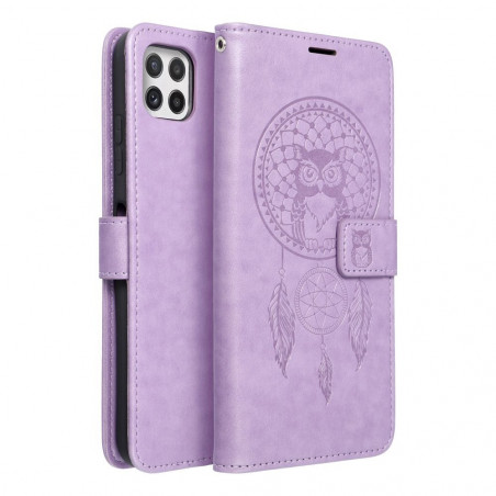 Samsung Galaxy A22 5G Wallet Cases MEZZO Book Dreamcatcher Purple