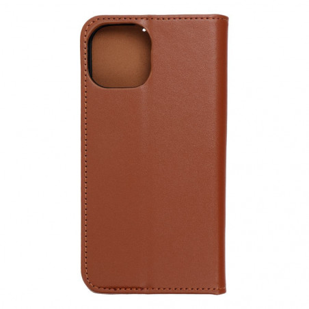 Apple iPhone 15 Wallet Cases Leather case SMART PRO Elegant  Brown