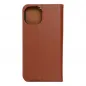 Apple iPhone 15 Wallet Cases Leather case SMART PRO Elegant  Brown 