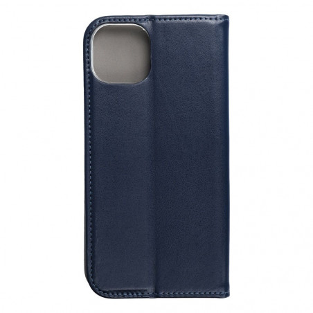 Apple iPhone 15 Plus Wallet Cases Smart Magneto book Navy 