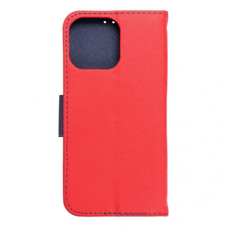 Apple iPhone 15 Pro Max Wallet Cases Fancy Book Red / Navy 