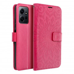 XIAOMI Redmi Note 12 4G Wallet Cases MEZZO Book Mandala  Magenta 