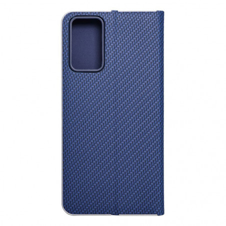 XIAOMI Redmi Note 12s Wallet Cases LUNA Book Carbon Carbon Fibre, Elegant  Blue 