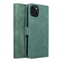 Apple iPhone 15 Plus Wallet Cases TENDER Book Green 