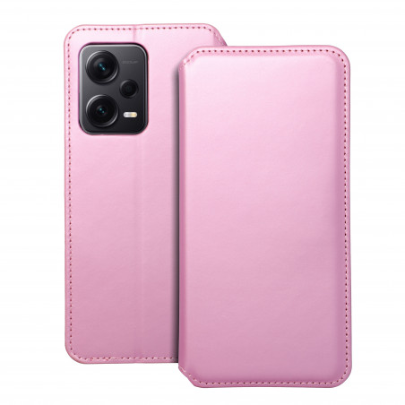 XIAOMI Redmi Note 12 Pro Plus 5G Wallet Cases Dual Pocket book Light pink 