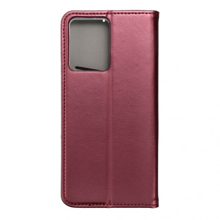 XIAOMI Redmi Note 12 4G Wallet Cases Smart Magneto book Burgundy 