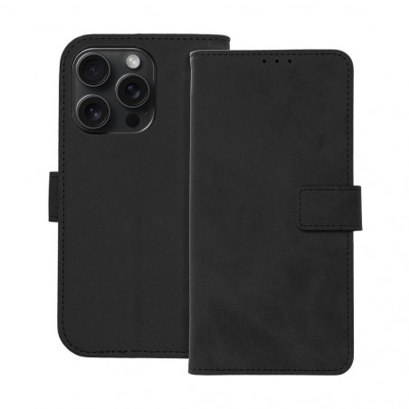 Apple iPhone 15 Pro Wallet Cases TENDER Book Black