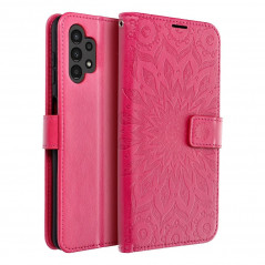 Samsung Galaxy A13 LTE Wallet Cases MEZZO Book Mandala  Magenta 