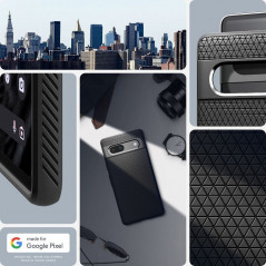 Google Pixel 7a Case Spigen  Liquid Air Matte black 