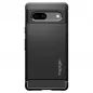 Google Pixel 7a Case Spigen Rugged Armor Carbon Fibre, Elegant  Matte black 