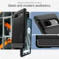 Google Pixel 7a Case Spigen Armor Carbon Fibre, Elegant  Black