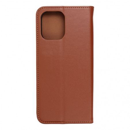 XIAOMI Redmi 12 Wallet Cases Leather case SMART PRO Elegant  Brown