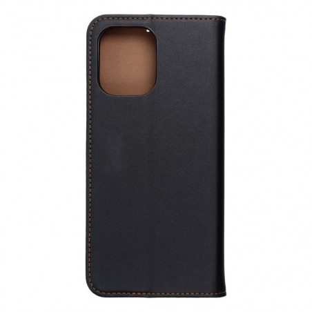 XIAOMI Redmi 12 Wallet Cases Leather case SMART PRO Elegant  Black 