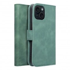 Apple iPhone 15 Wallet Cases TENDER Book Green 