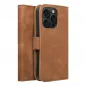 Apple iPhone 15 Pro Wallet Cases TENDER Book Brown 