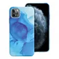 Apple iPhone XS Max Case Leather Mag Cover Elegant  MagSAFE  Blue splash 