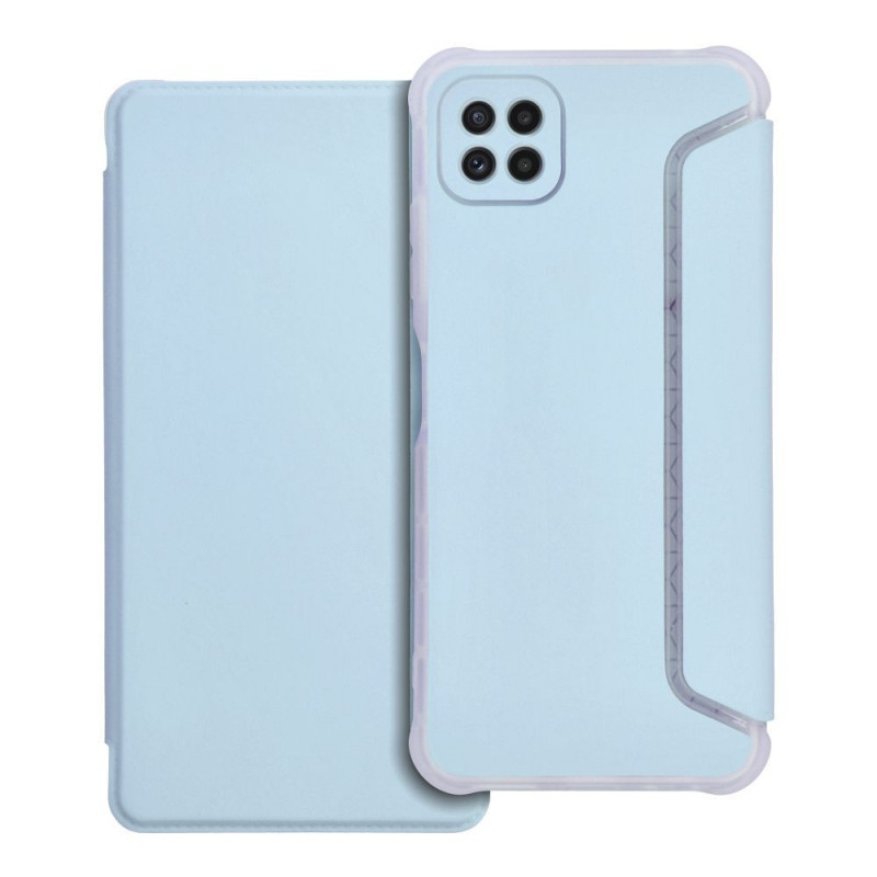 Samsung Galaxy A22 5G Wallet Cases Piano Book Light blue 