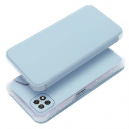 Samsung Galaxy A22 5G Wallet Cases Piano Book Light blue