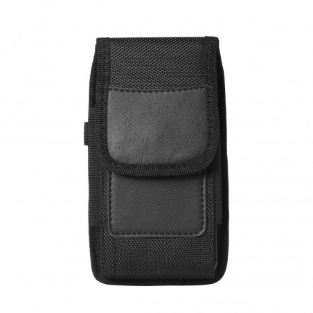 Apple iPhone 11 Univerzálne puzdro, Flip holsters Vertical Belt Holster OXFORD Black 