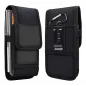 Apple iPhone 12 Univerzálne puzdro, Flip holsters Vertical Belt Holster OXFORD Black 