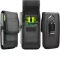 Samsung Galaxy S21 Ultra 5G Univerzálne puzdro, Flip holsters Vertical Belt Holster OXFORD Black 