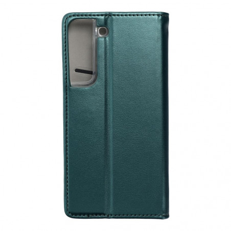 Samsung Galaxy S22 Wallet Cases Smart Magneto book Dark green 