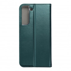 Samsung Galaxy S22 Plus Wallet Cases Smart Magneto book Dark green