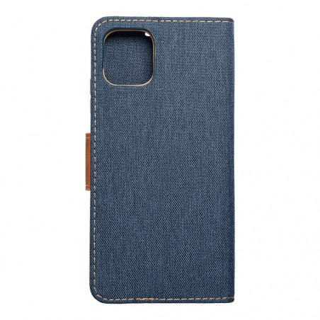 Samsung Galaxy A03 Wallet Cases CANVAS Book Navy blue 