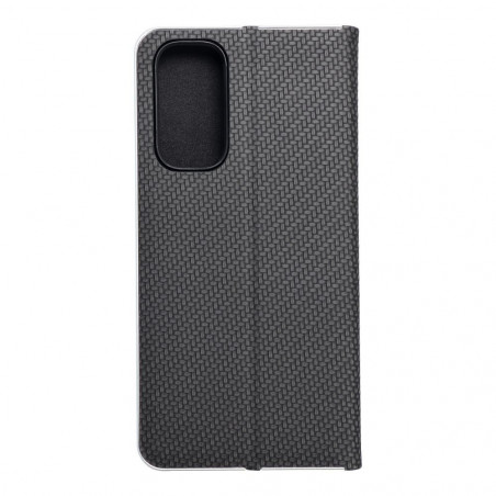 XIAOMI Redmi Note 11 Wallet Cases LUNA Book Carbon Carbon Fibre, Elegant  Black 