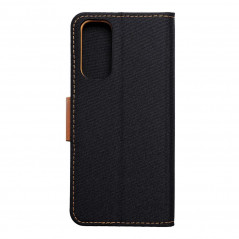 XIAOMI Redmi Note 11S Wallet Cases CANVAS Book Black 