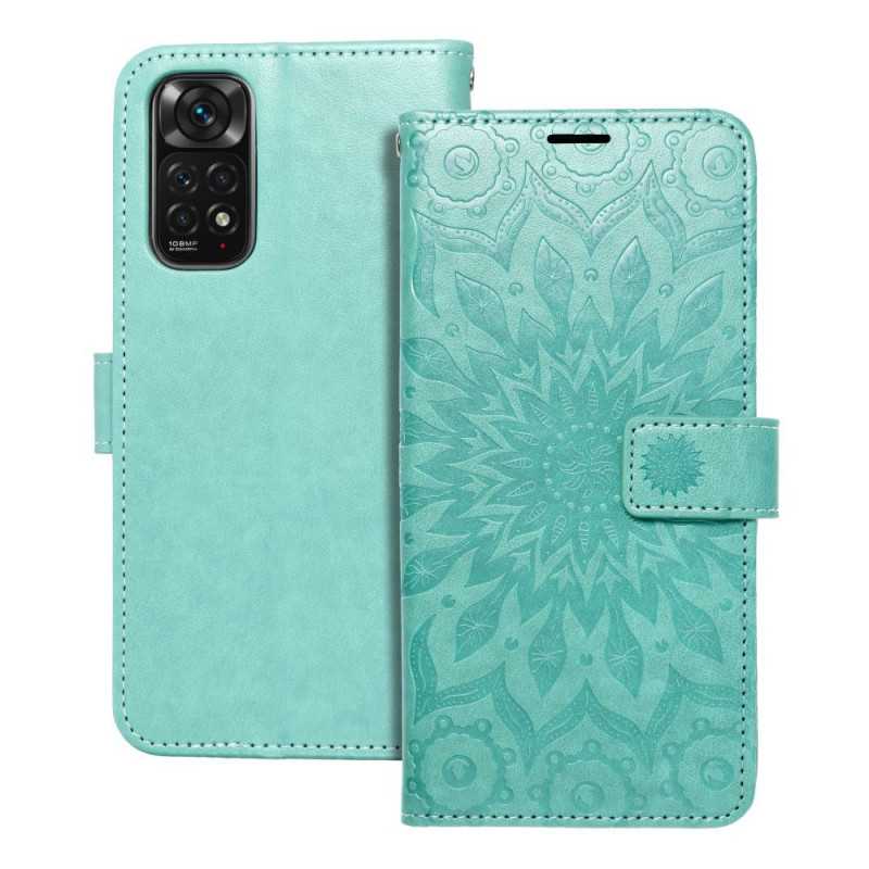 XIAOMI Redmi Note 11S Wallet Cases MEZZO Book Mandala  Green 