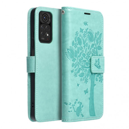 XIAOMI Redmi Note 11 Pro Wallet Cases MEZZO Book Tree  Green