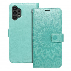 Samsung Galaxy A13 LTE Wallet Cases MEZZO Book Mandala  Green 