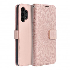 Samsung Galaxy A13 LTE Wallet Cases MEZZO Book Mandala  Rose gold 