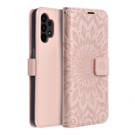 Samsung Galaxy A13 LTE Wallet Cases MEZZO Book Mandala  Rose gold 