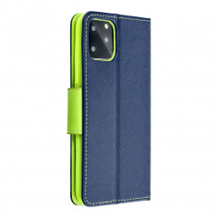 XIAOMI Redmi Note 11 Pro Wallet Cases Fancy Book Navy / Lime 