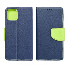 XIAOMI Redmi Note 11 Pro Wallet Cases Fancy Book Navy / Lime 